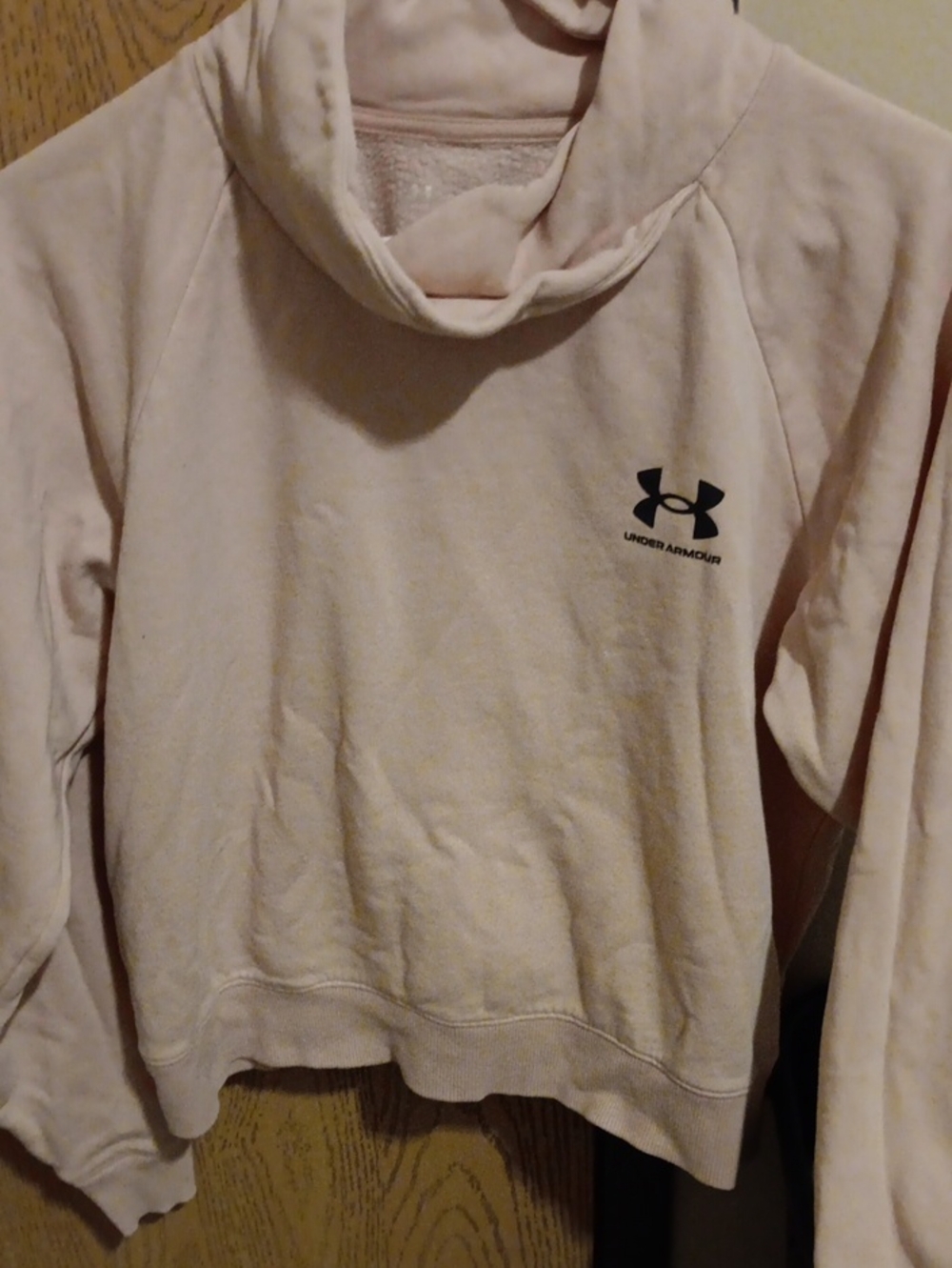 Under Armour Women's Pale Pink Cowl Neck Pullover